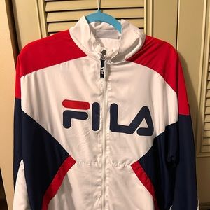 Olivero LM932994 Lightweight Colour Block Windbreaker Jacket - White